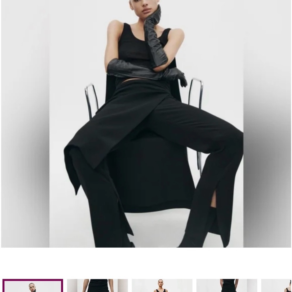 Zara Elegant Black Trousers